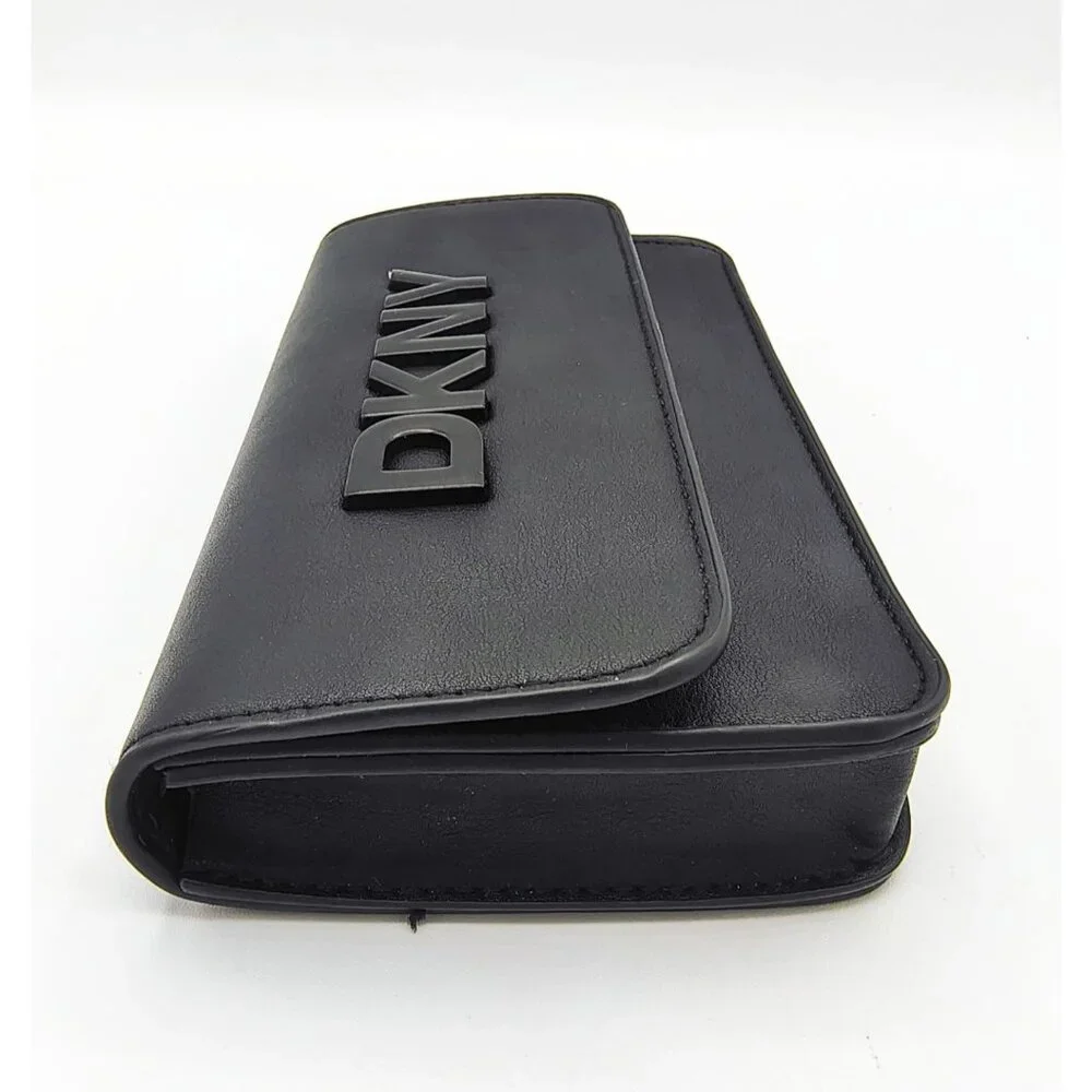 Belt Bag DKNY Black Women Accessory Loops Waist Pack 6.5 Inch Athleisure - Picture 6 of 14